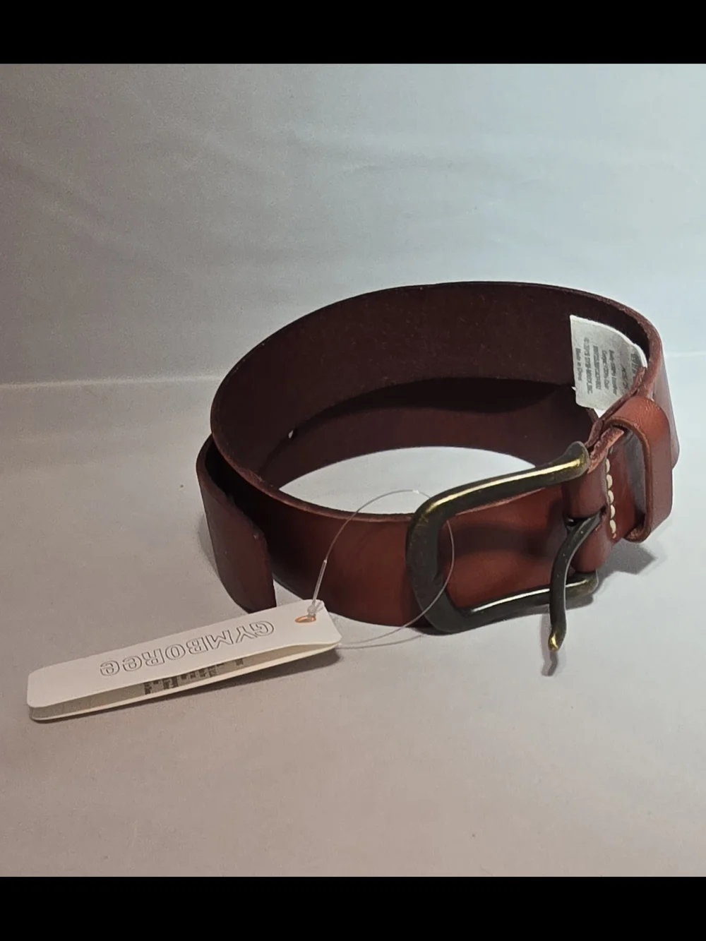 Gymboree Kids Brown Leather Belt with Antique-Style Buckle